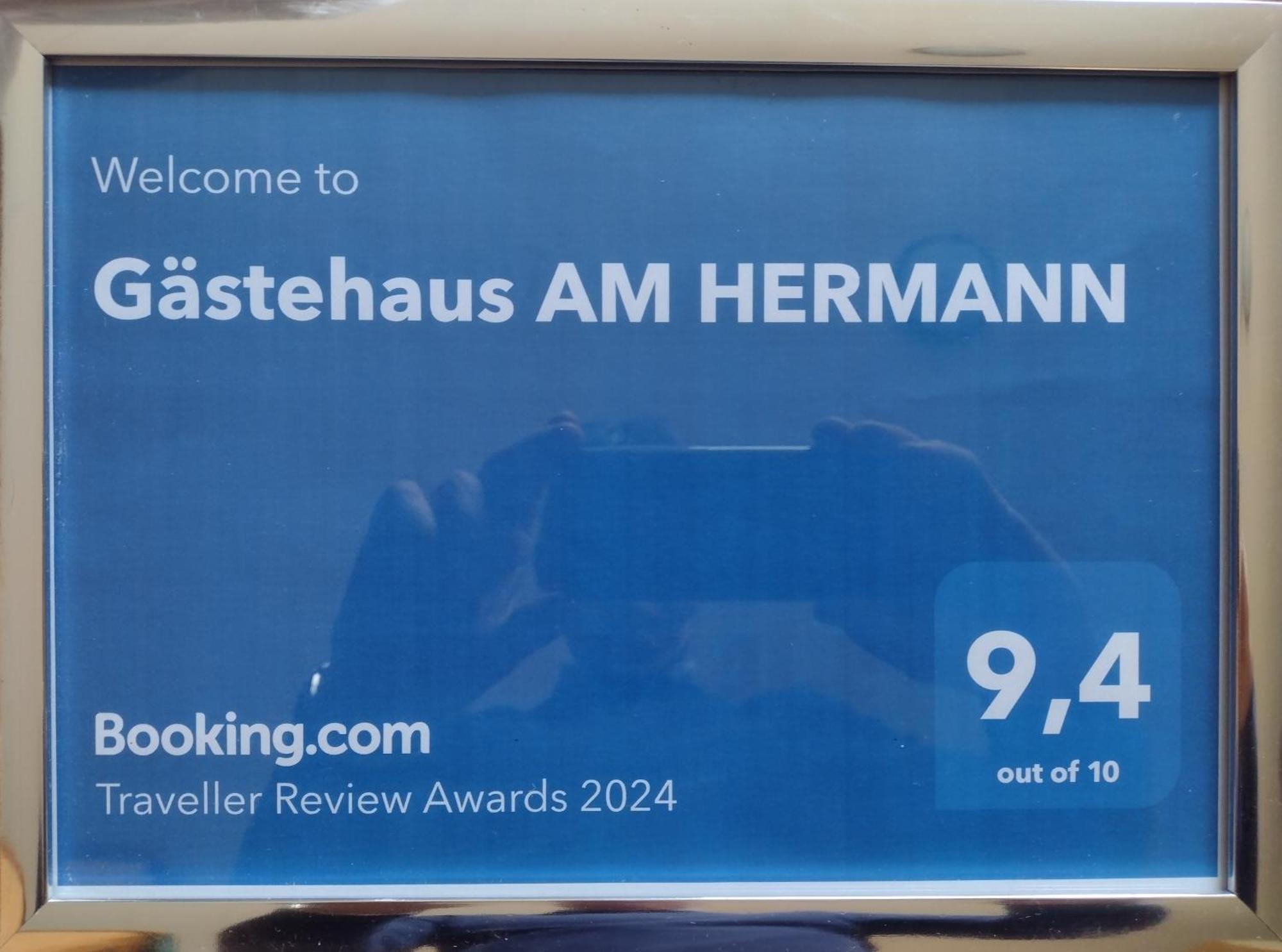 Gaestehaus Am Hermann Hörstel Exterior foto